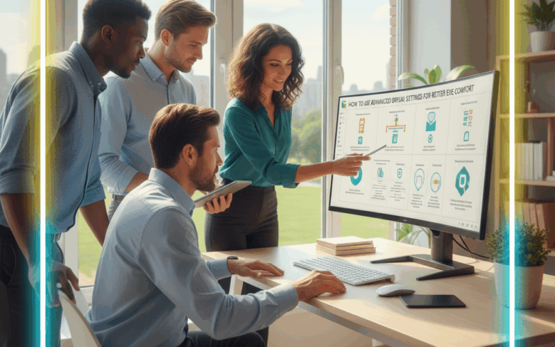 How to Use Advanced Display Settings for Better Eye Comfort