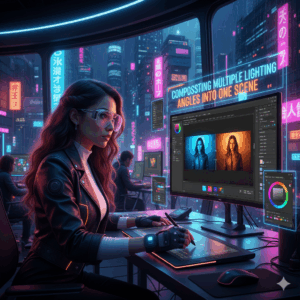 How to Composite Multiple Lighting Angles Into One Scene