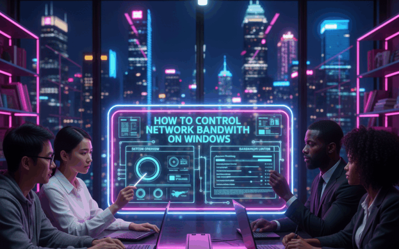How to Control Network Bandwidth on Windows