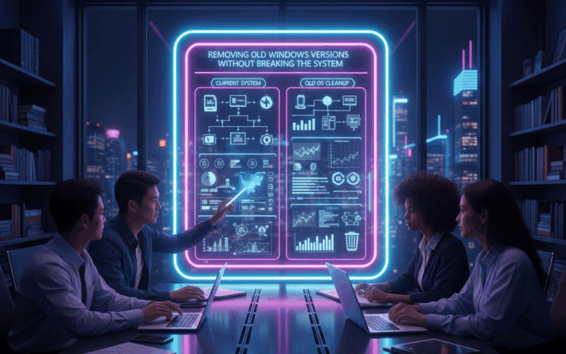 Removing Old Windows Versions Without Breaking the System