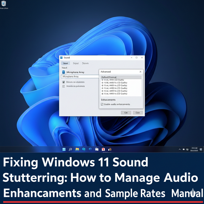 Fixing Windows 11 Sound Stuttering: How to Manage Audio Enhancements and Sample Rates Manually