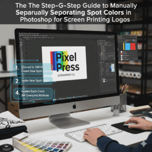 The Step-by-Step Guide to Manually Separating Spot Colors in Photoshop for Screen Printing Logos