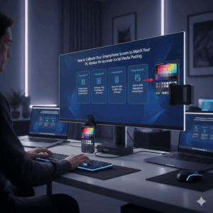 How to Calibrate Your Smartphone Screen to Match Your PC Monitor for Accurate Social Media Posting