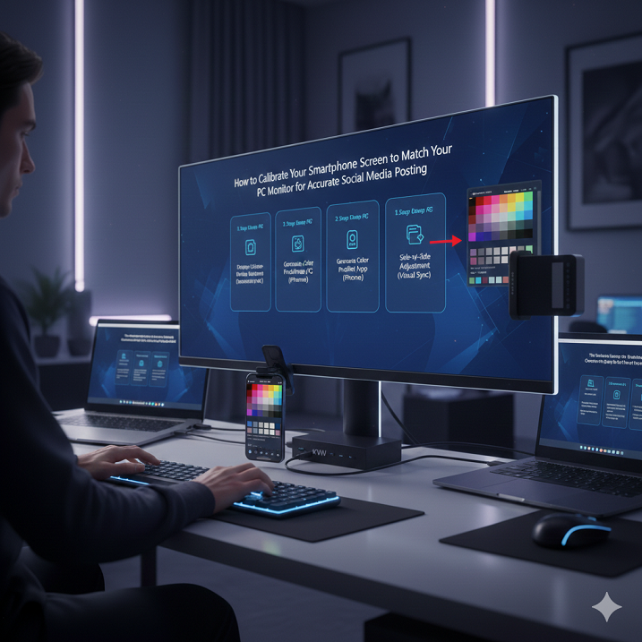 How to Calibrate Your Smartphone Screen to Match Your PC Monitor for Accurate Social Media Posting