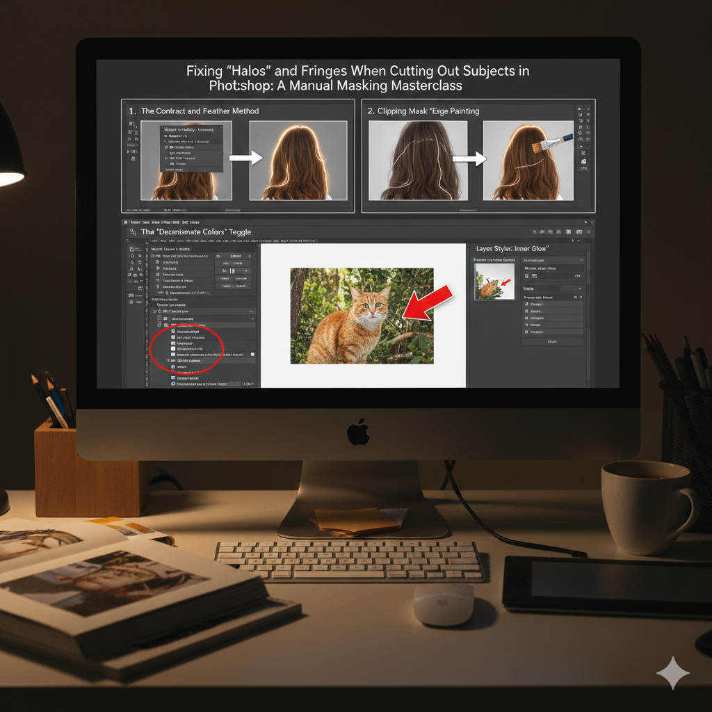 Fixing "Halos" and Fringes When Cutting Out Subjects in Photoshop: A Manual Masking Masterclass