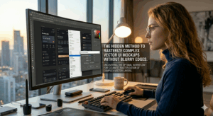 The Hidden Method to Rasterize Complex Vector UI Mockups Without Blurry Edges