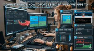 How to Force Specific Windows Apps to Run on E-Cores vs. P-Cores