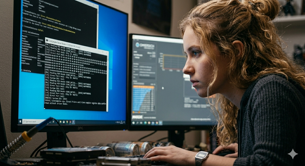 Reading Raw Hardware Sensor Data in Windows Without Third-Party Monitoring Tools