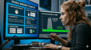 How to Permanently Disable the Windows Telemetry Tasks That Spike CPU Idle Temps