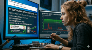 Fixing the Hidden Windows Power Setting That Throttles NVMe SSD Sustained Writes