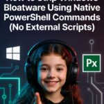 How to Strip Windows Bloatware Using Native PowerShell Commands (No External Scripts)