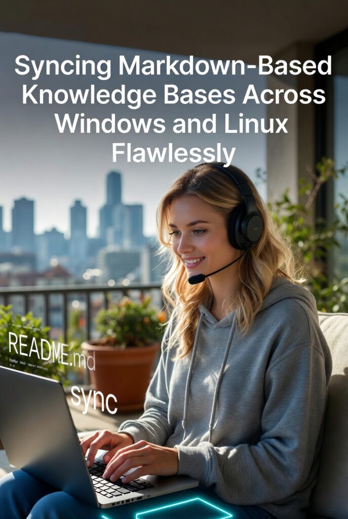 Syncing Markdown-Based Knowledge Bases Across Windows and Linux Flawlessly