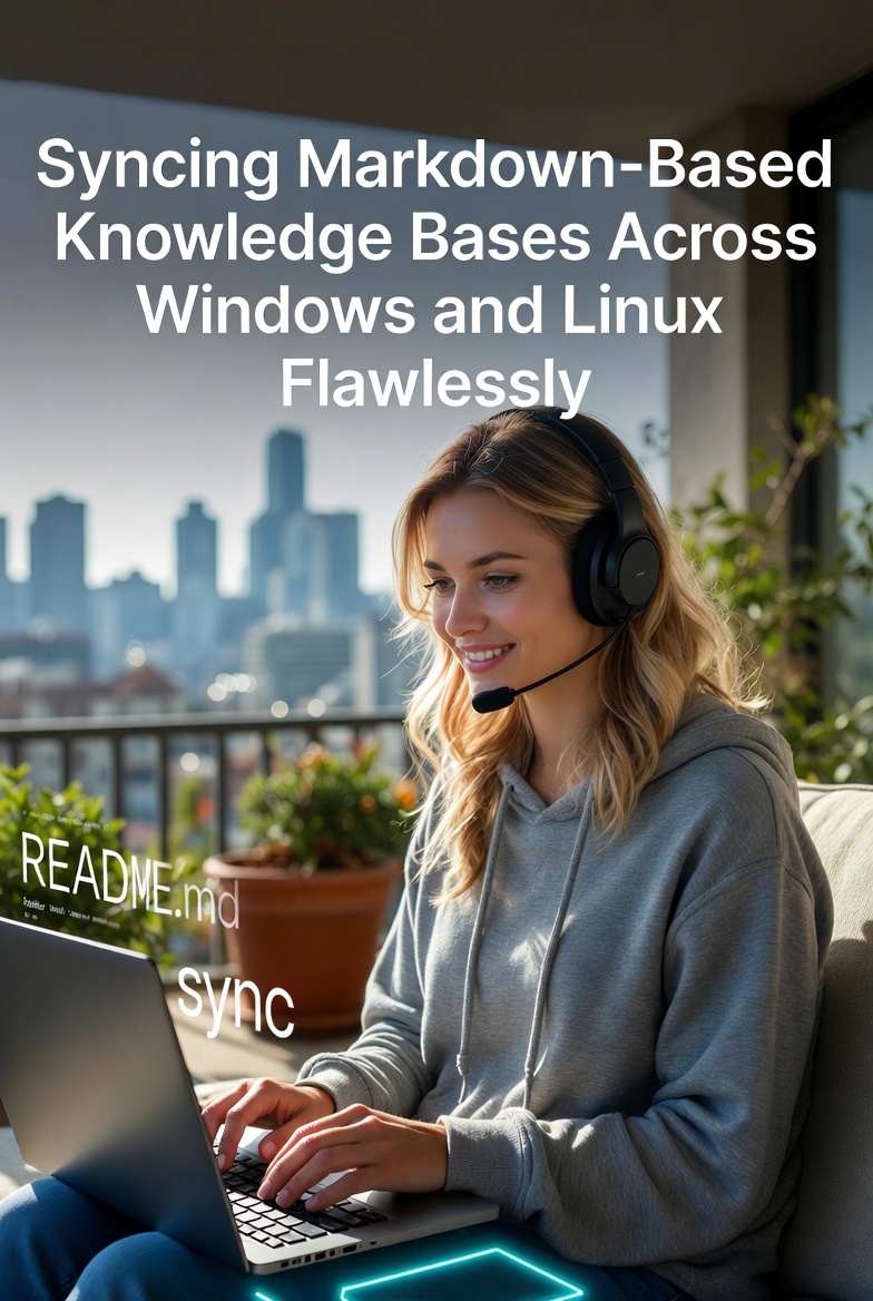 Syncing Markdown-Based Knowledge Bases Across Windows and Linux Flawlessly