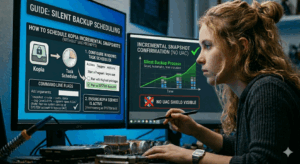 How to Schedule Incremental Kopia Snapshots Without Triggering Windows UAC Prompts