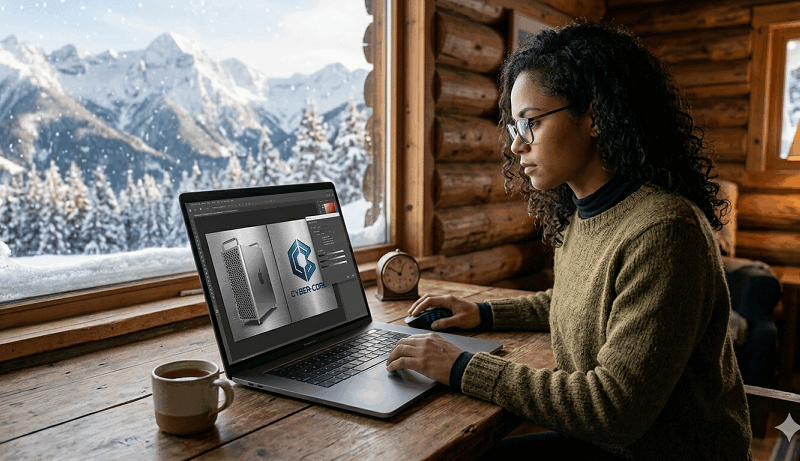 Using Photoshop’s "Blend If" to Seamlessly Overlay Tech Logos onto Hardware Textures