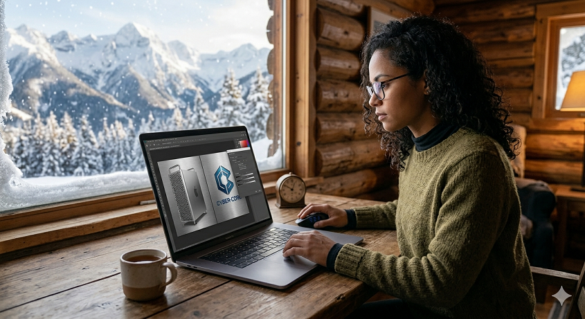 Using Photoshop’s "Blend If" to Seamlessly Overlay Tech Logos onto Hardware Textures