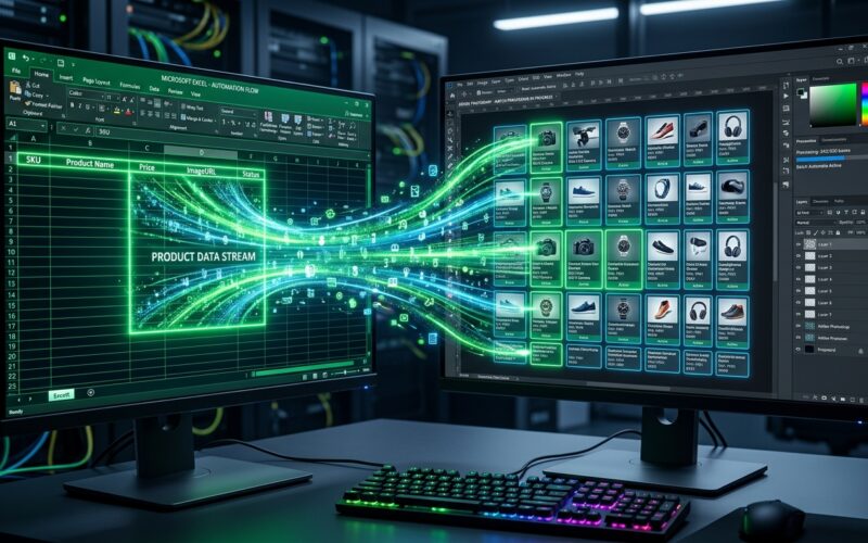 Automating E-Commerce Batch Edits: How to Link Excel CSV Data Directly to Photoshop Variables