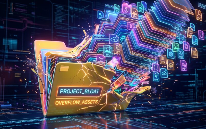 Managing File Bloat: Why Nested Smart Objects Corrupt and How to Flatten Them Safely