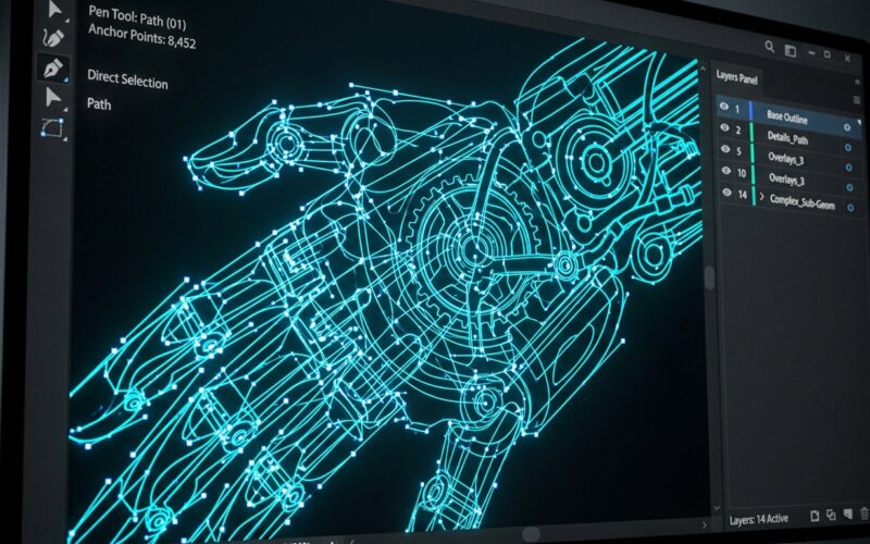 Saving Complex Paths: How to Combine Multiple Pen Tool Selections for Batch Masking Workflows