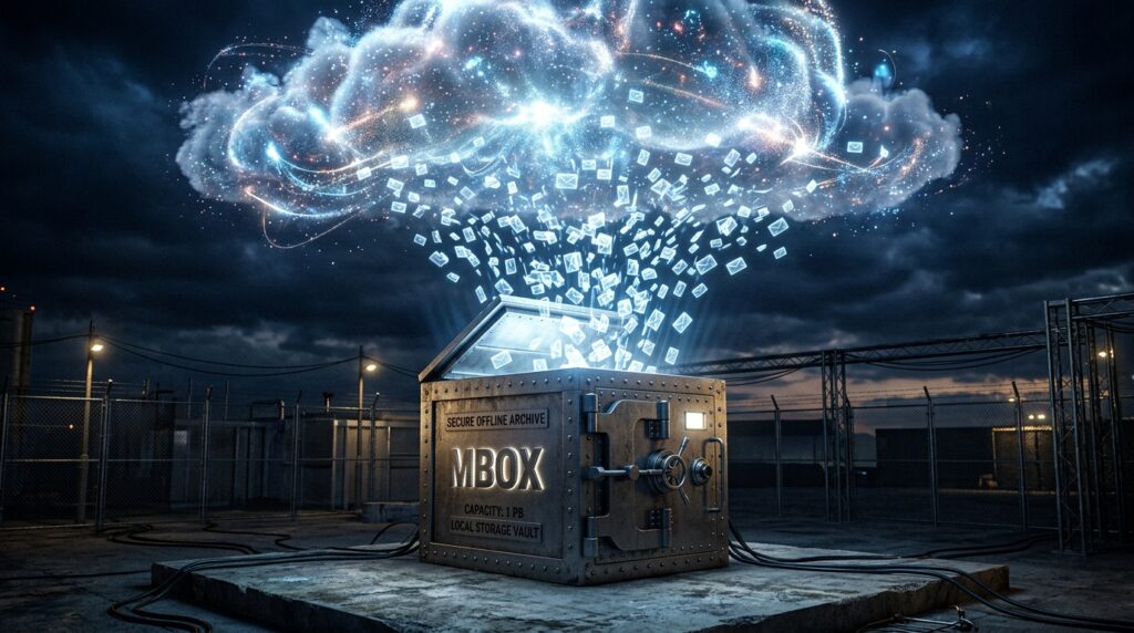 Exporting Multi-Year Cloud Inboxes as Local MBOX Files for Offline Searching and Storage Consolidation