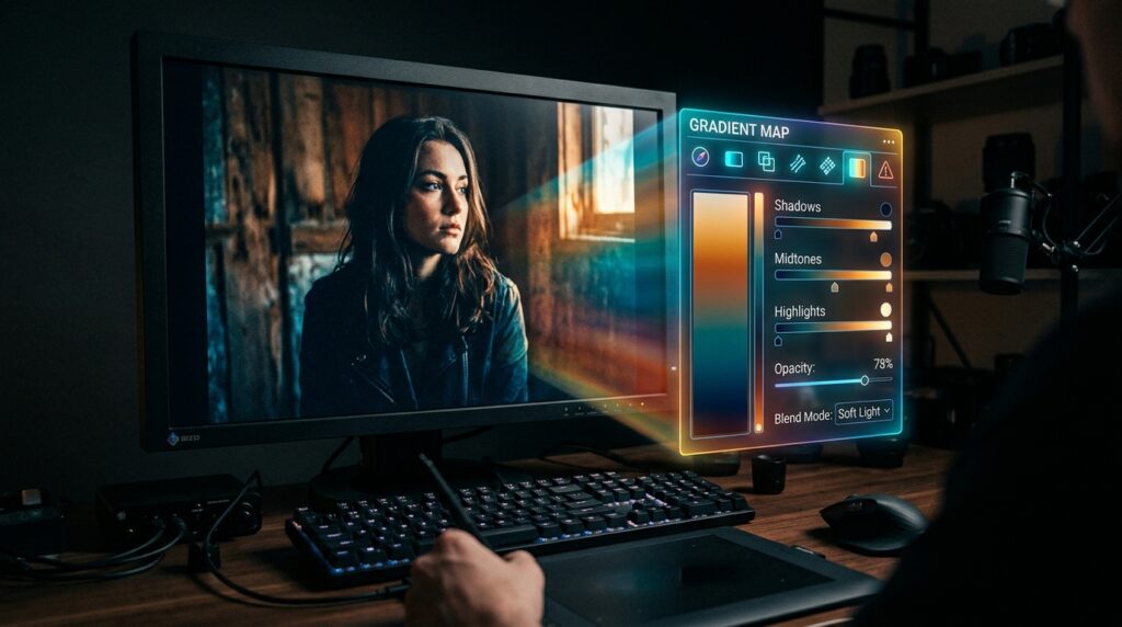 Tying Composite Images Together: Creating Custom Gradient Maps for Global Color Grading